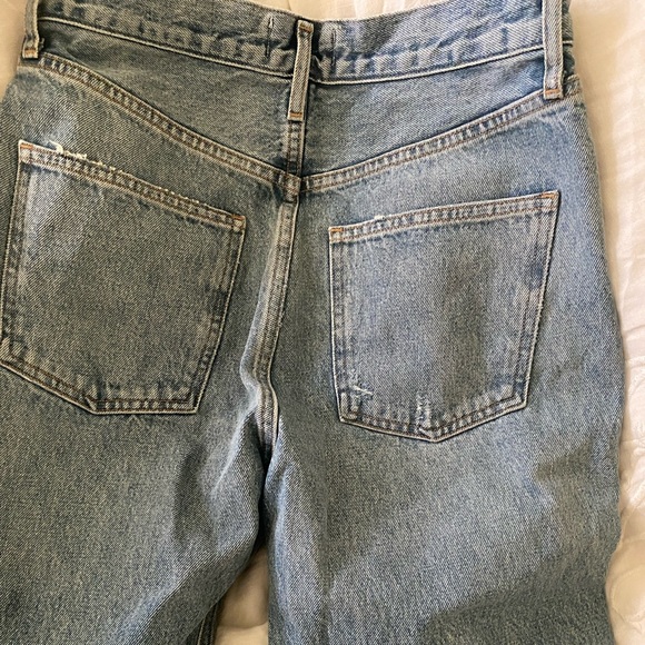 AGoldE 90’s distressed button fly size 24 100% cotton - Picture 8 of 11